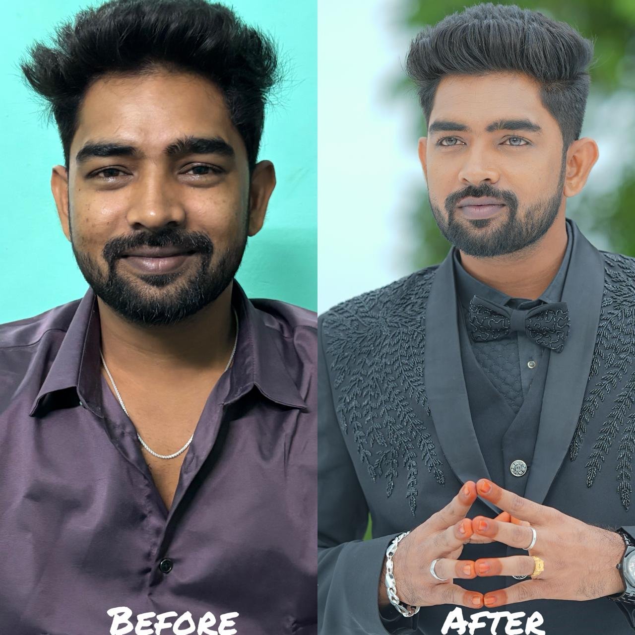 Groom Makeup Before After Chennai